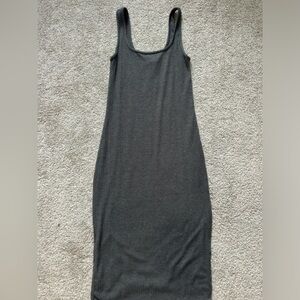 Abercrombie and fitch ribbed midi dress